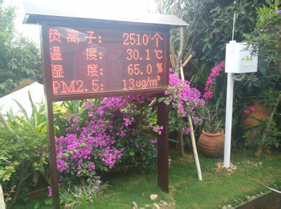 XDB-180型空氣負離子在線檢測儀-環(huán)保局案例